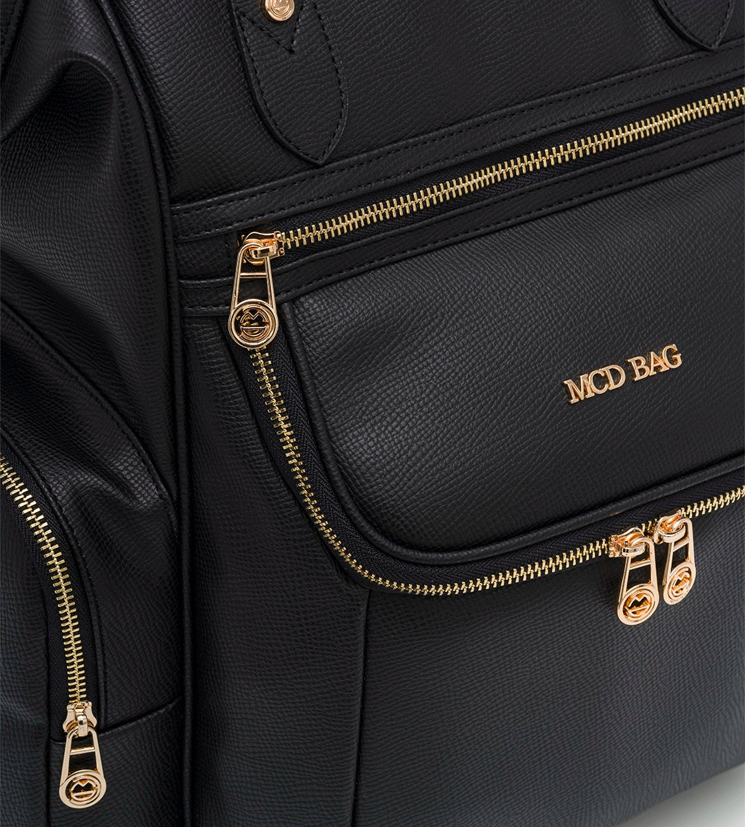 Vista Siyah E. Deri Gold Bebek Bakım Çantası