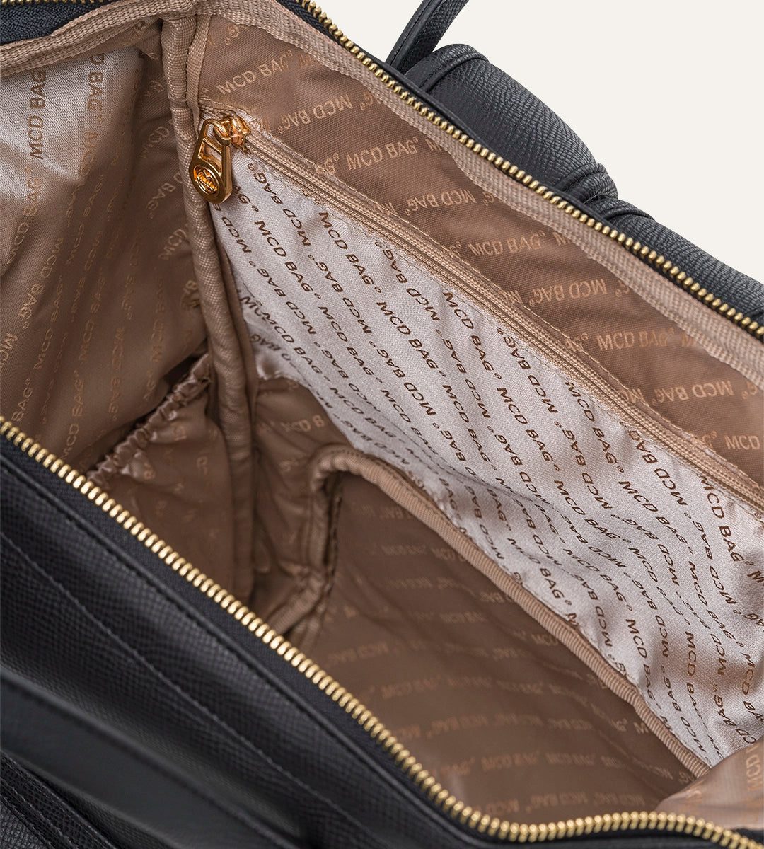 Vista Siyah E. Deri Gold Bebek Bakım Çantası