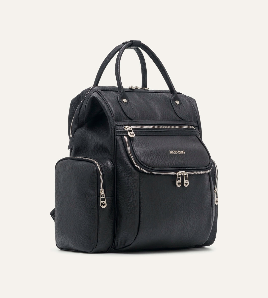 Vista Siyah E. Deri Nikel Bebek Bakım Çantası