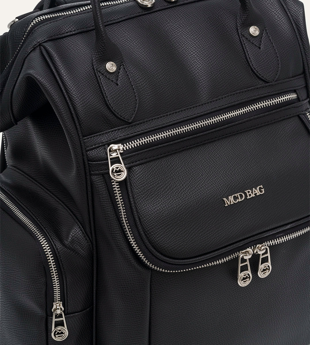 Vista Siyah E. Deri Nikel Bebek Bakım Çantası