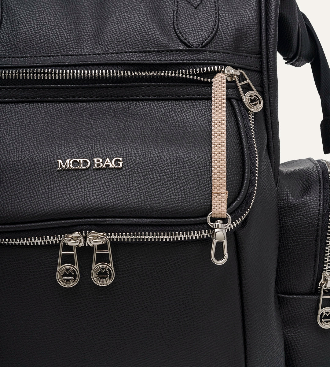 Vista Siyah E. Deri Nikel Bebek Bakım Çantası