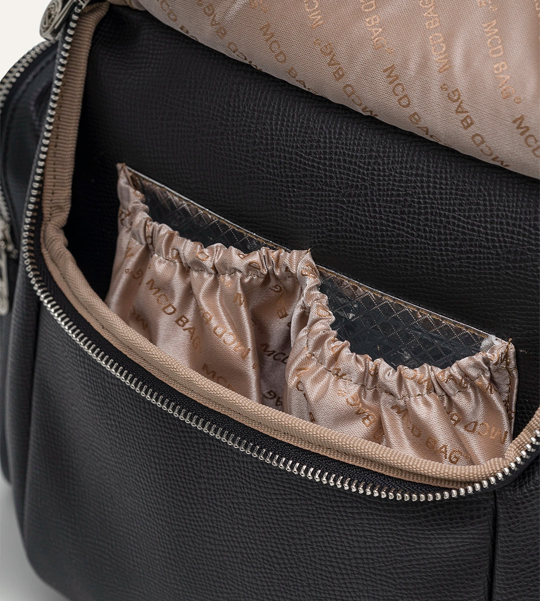 Vista Siyah E. Deri Nikel Bebek Bakım Çantası