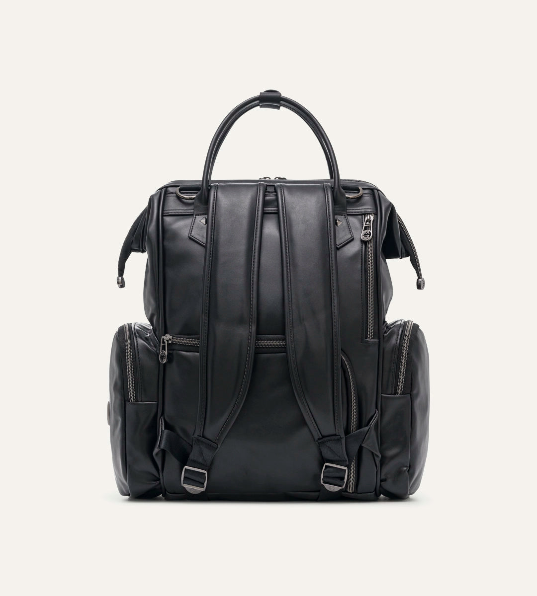 Vista Siyah Düz Deri Bebek Çantası