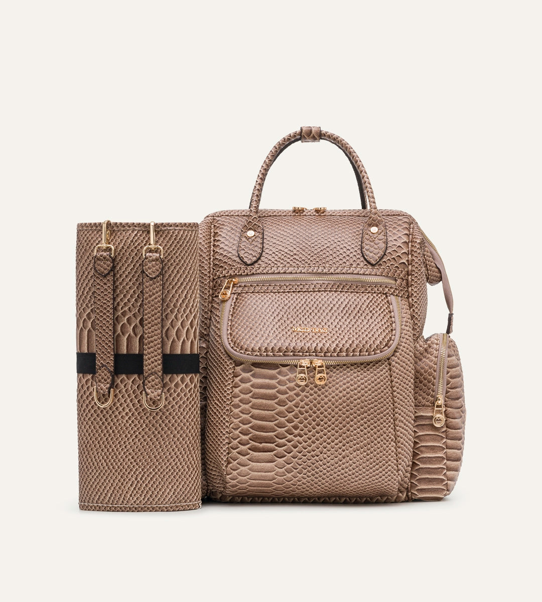 Vista Camel Y. Deri Gold Bebek Bakım Çantası