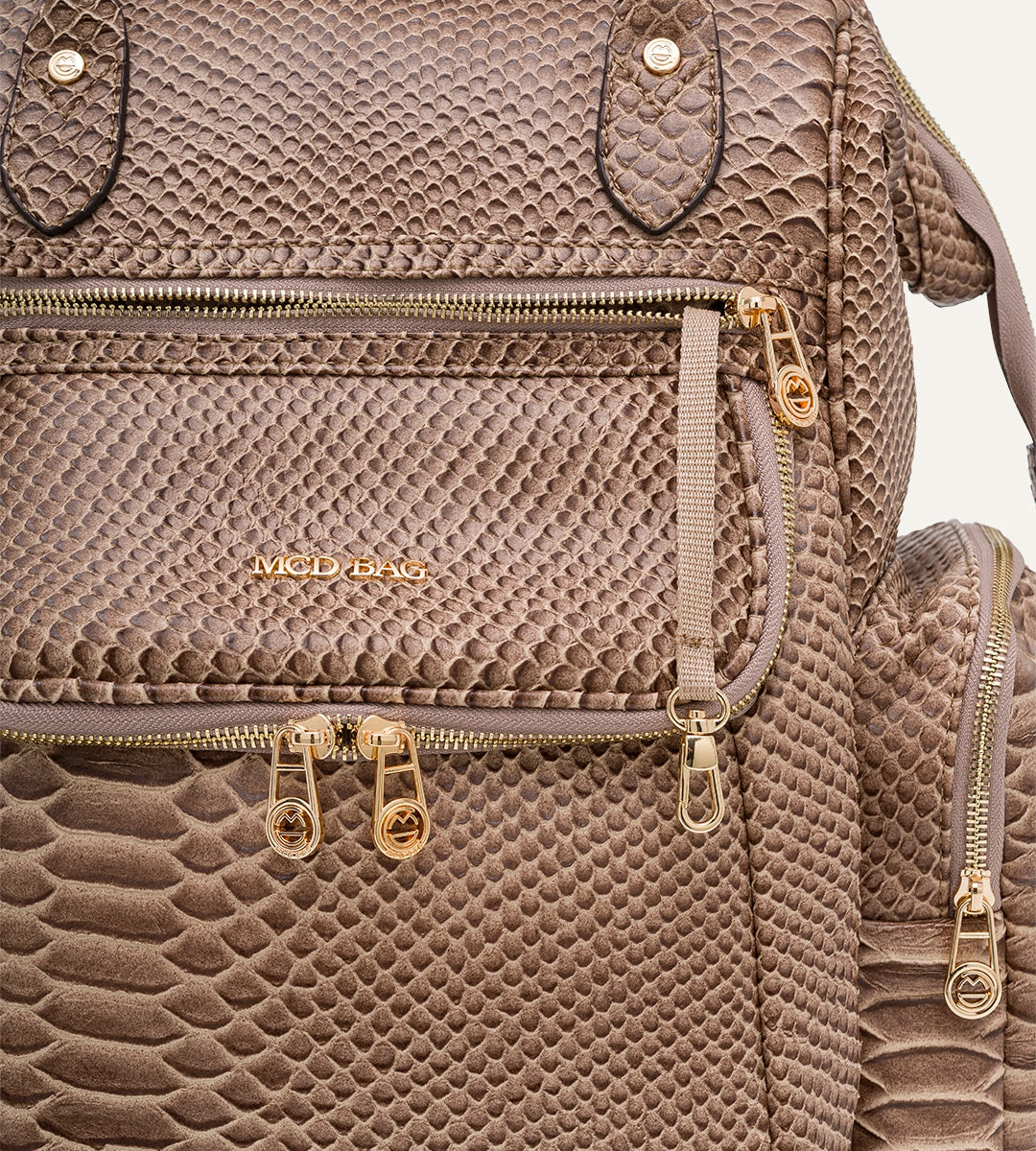 Vista Camel Y. Deri Gold Bebek Bakım Çantası