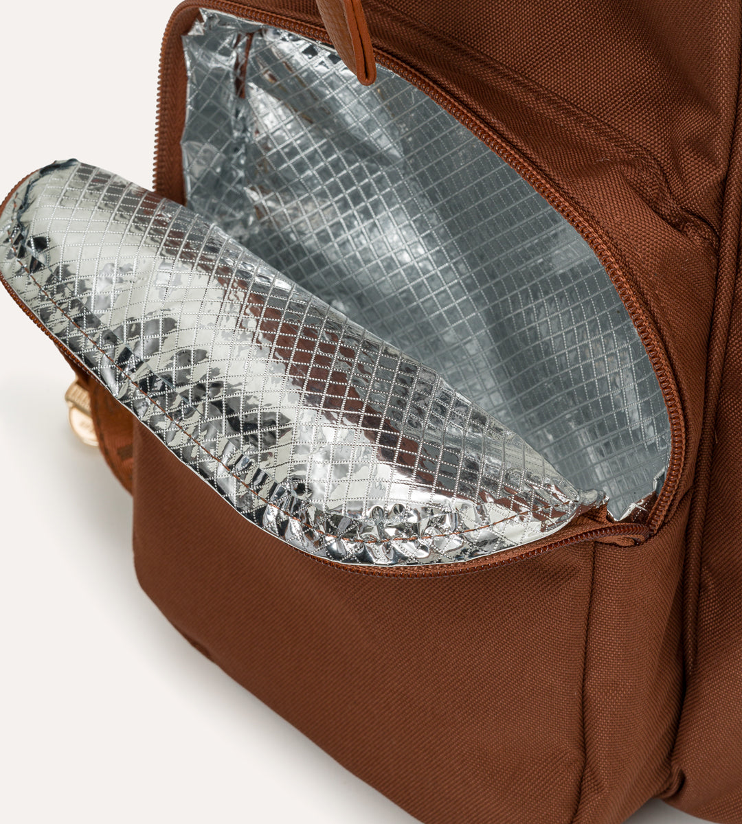 Vista Kahverengi Gold Kumaş Bebek Çantası