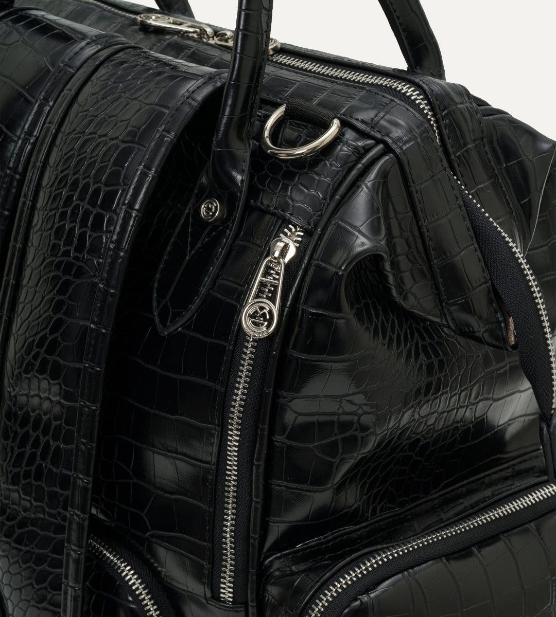 Vista Siyah K. Deri Nikel Bebek Bakım Çantası