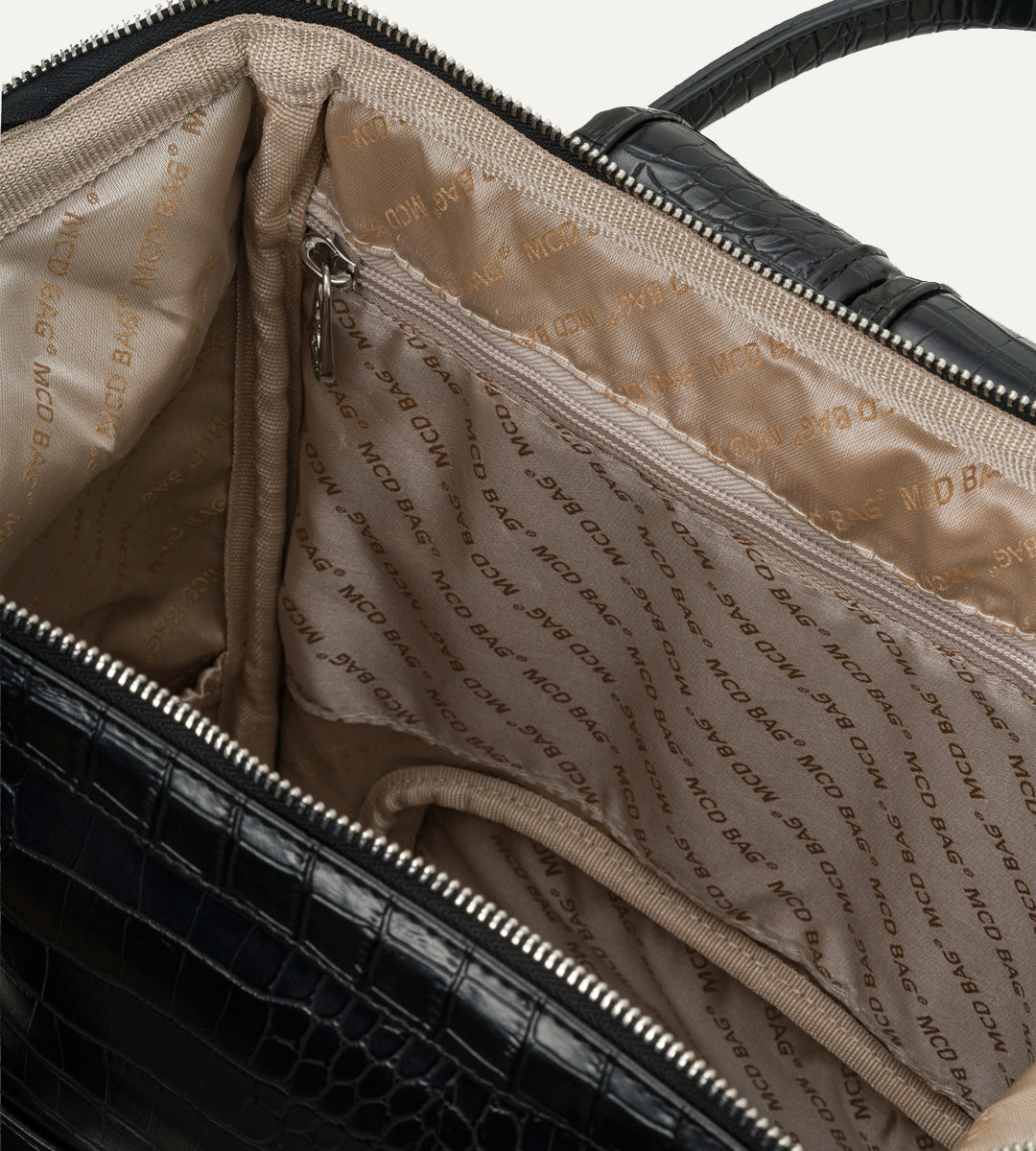 Vista Siyah K. Deri Nikel Bebek Bakım Çantası