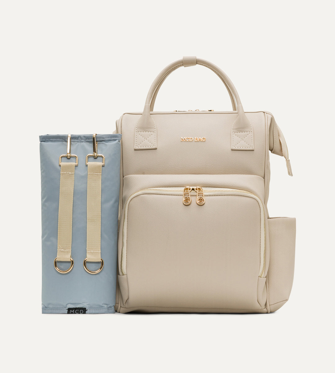 Vera Bej E. Deri Gold Bebek Bakım Çantası