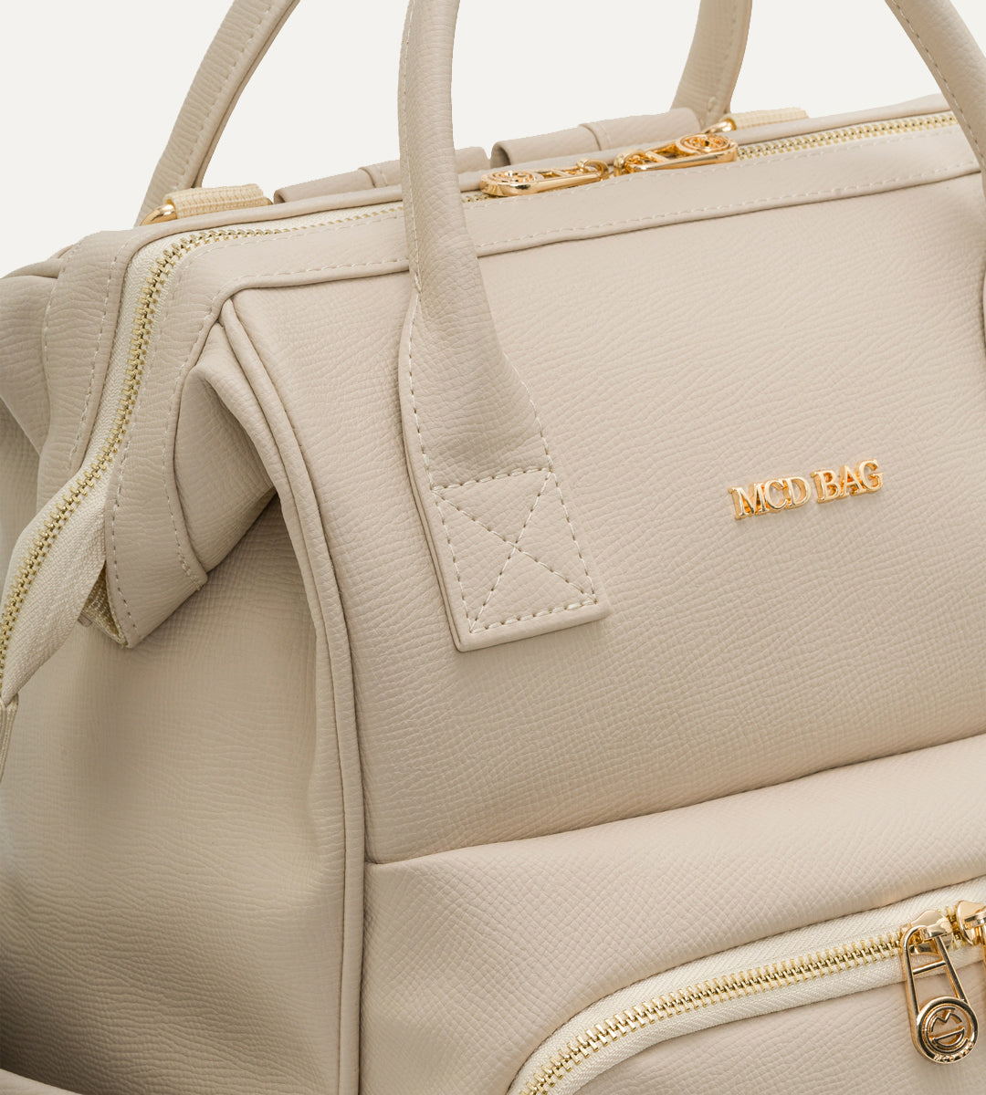 Vera Bej E. Deri Gold Bebek Bakım Çantası