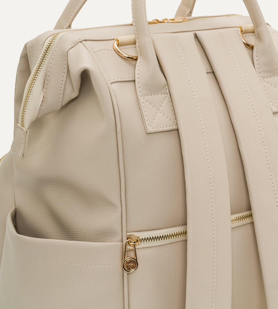 Vera Bej E. Deri Gold Bebek Bakım Çantası