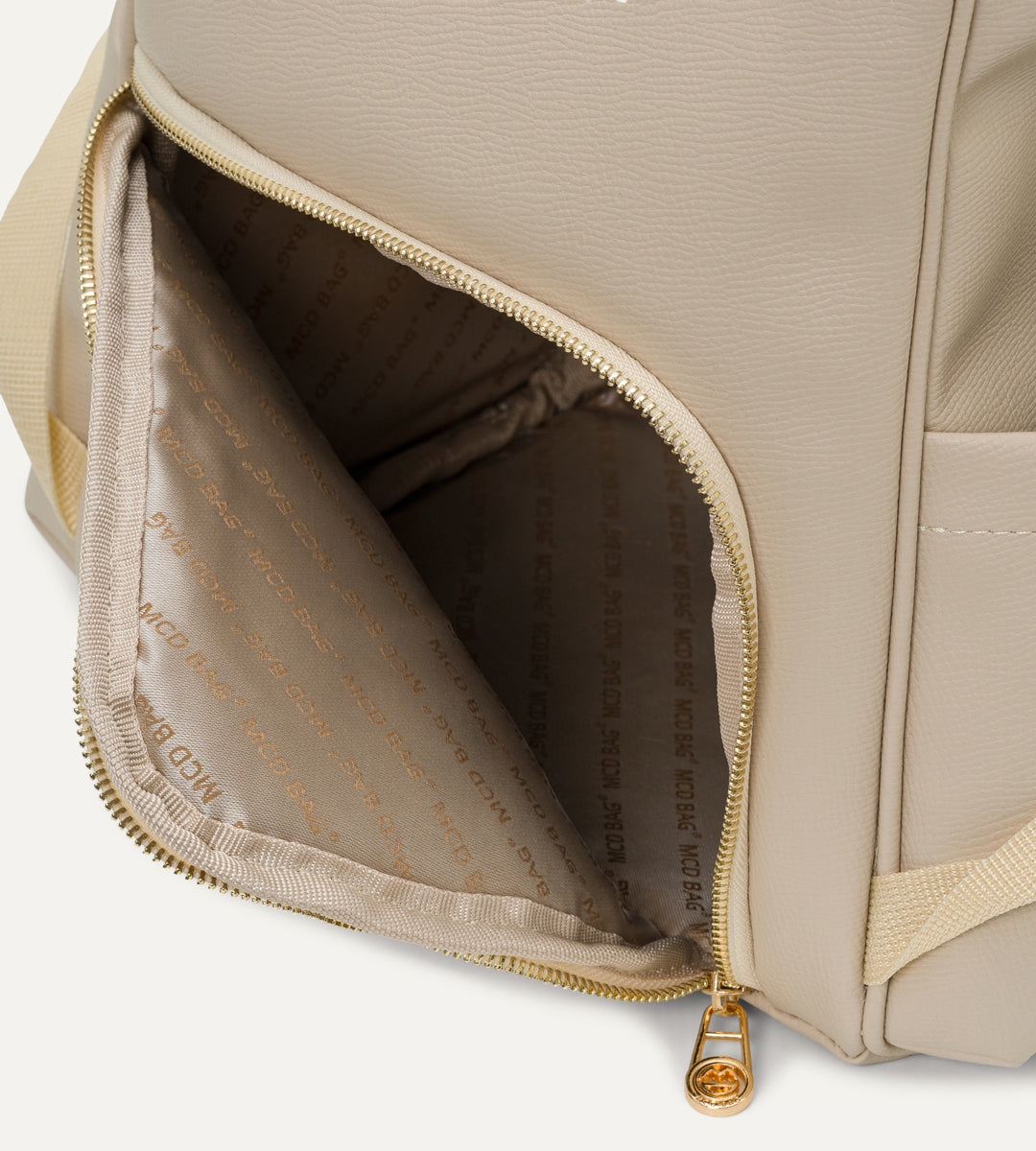 Vera Bej E. Deri Gold Bebek Bakım Çantası