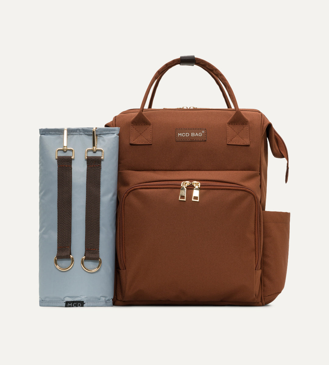 Süper Kahverengi Gold Kumaş Set