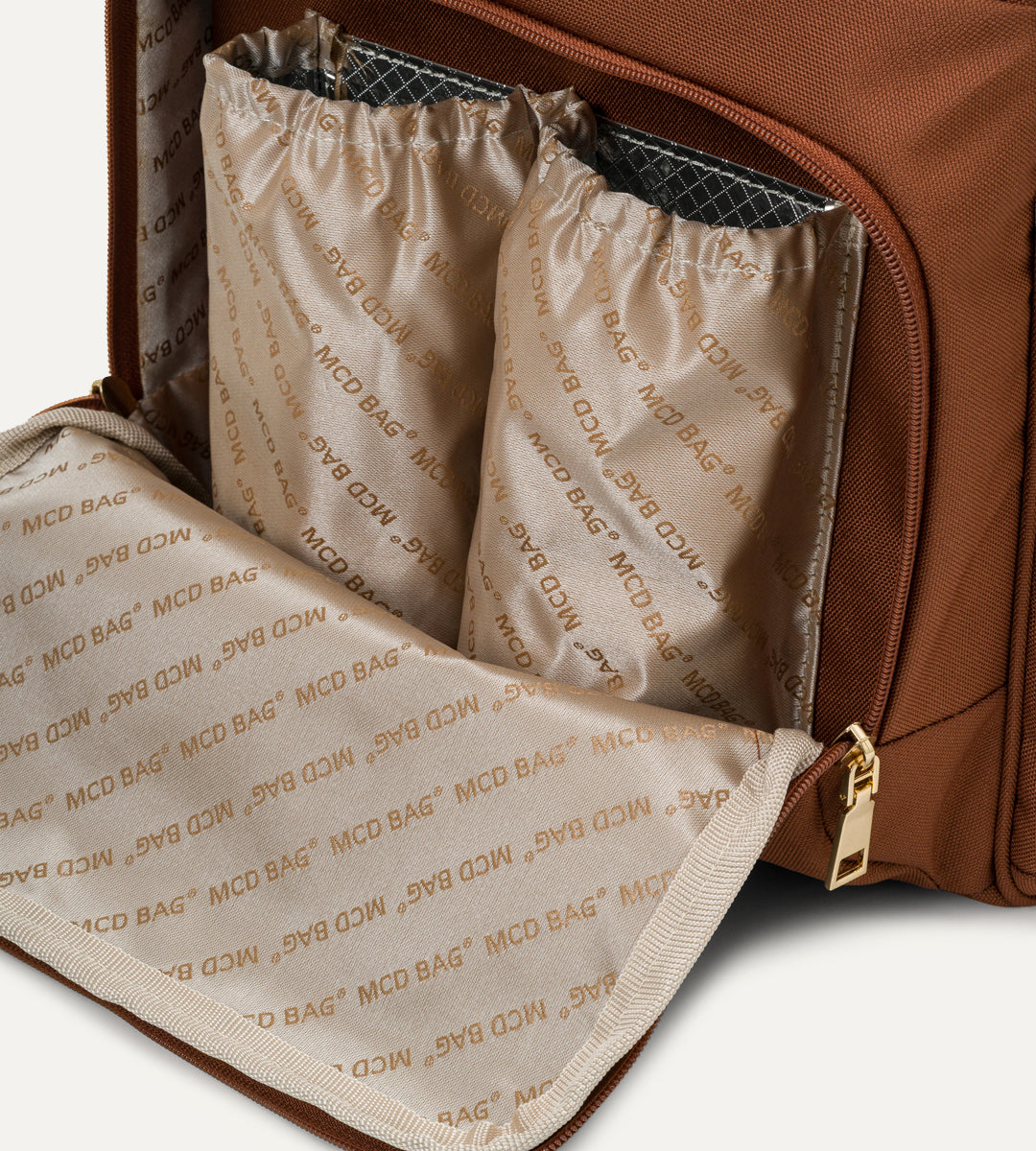 Vera Kahverengi Gold Bebek Çantası