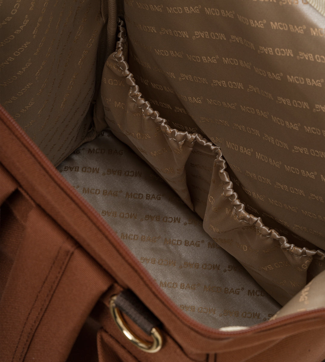 Vera Kahverengi Gold Bebek Çantası