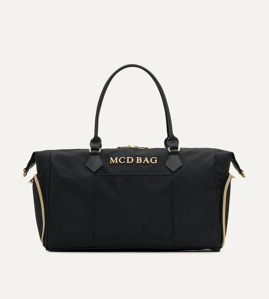 Lenna Siyah Gold Kumaş Valiz