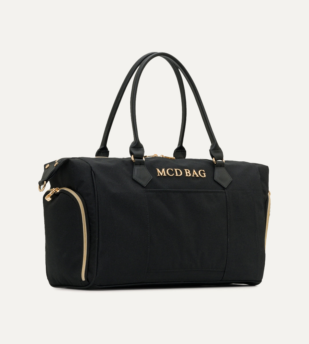 Lenna Siyah Gold Kumaş Valiz