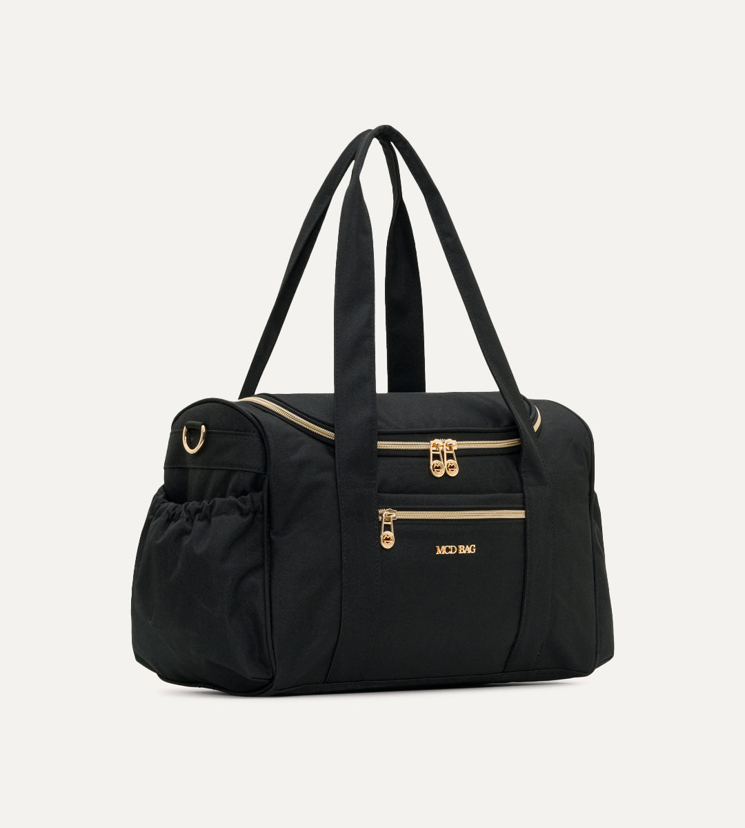 Serena Siyah Gold Kumaş Bebek Çantası