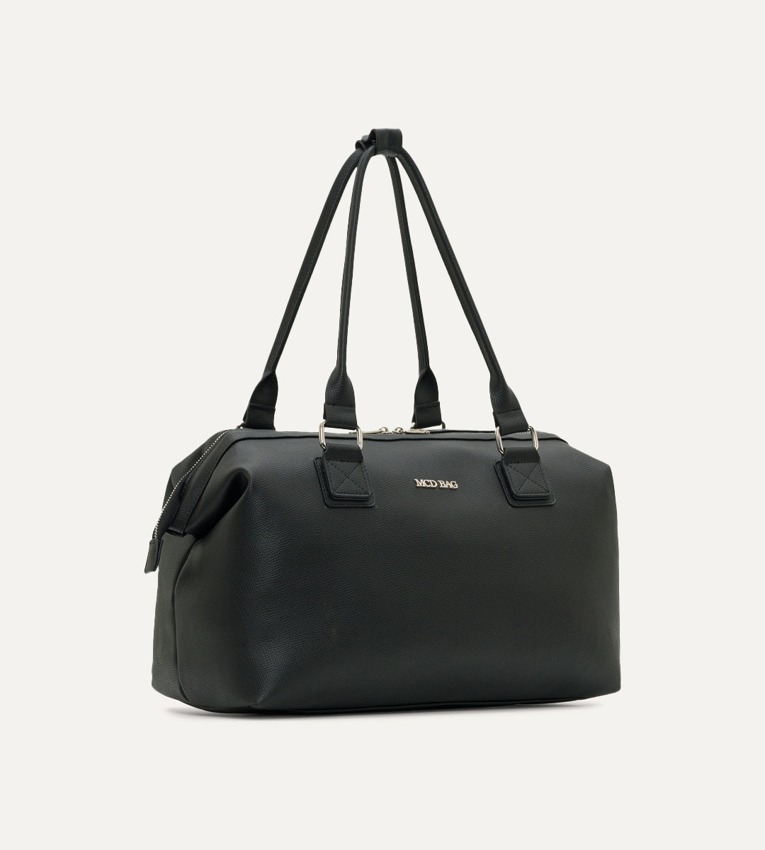 Noven Siyah E. Deri Nikel Bebek Çantası