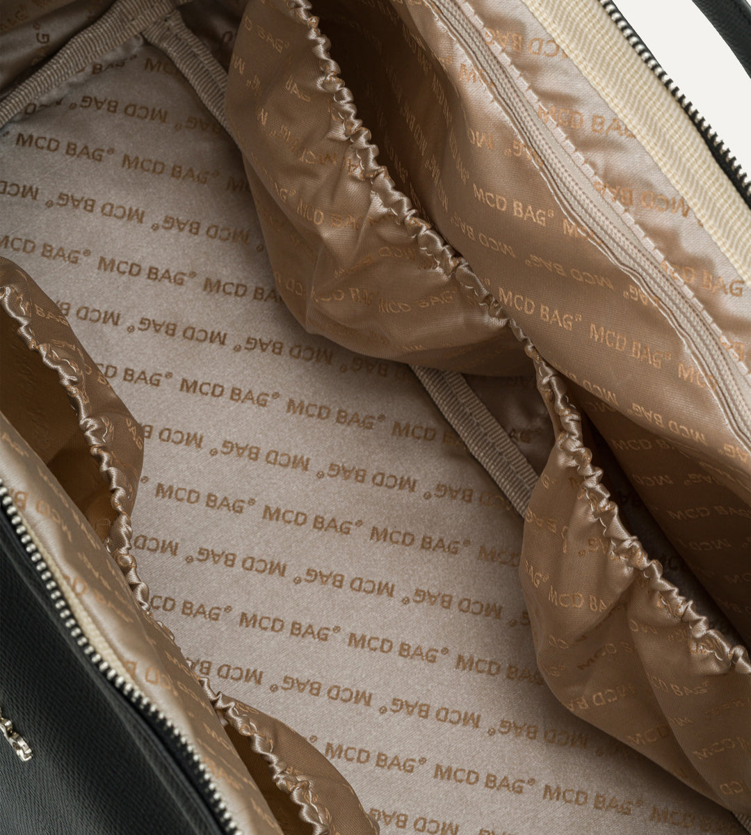 Noven Siyah E. Deri Nikel Bebek Çantası