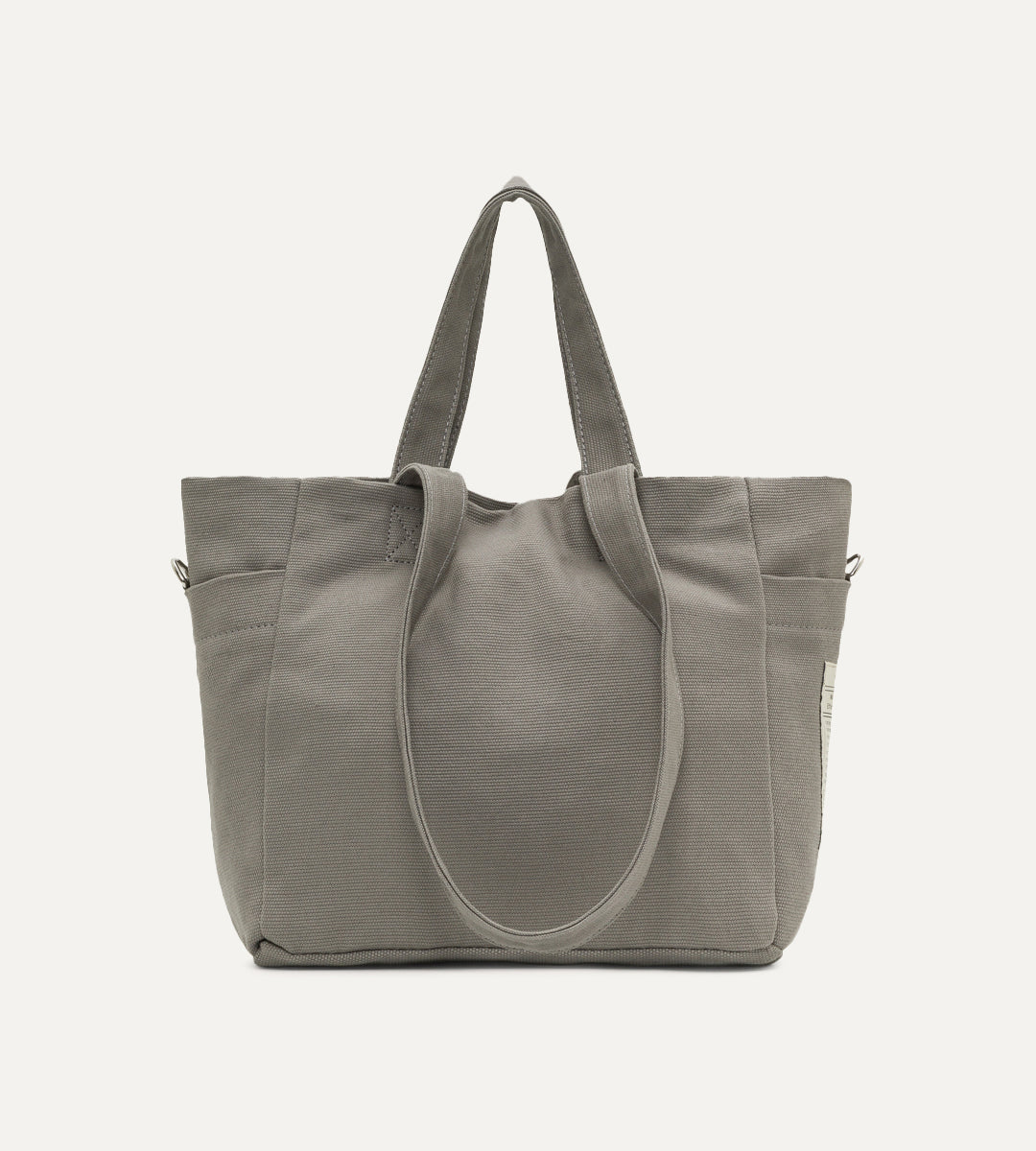 Vina Gri Kanvas Çanta Küçük