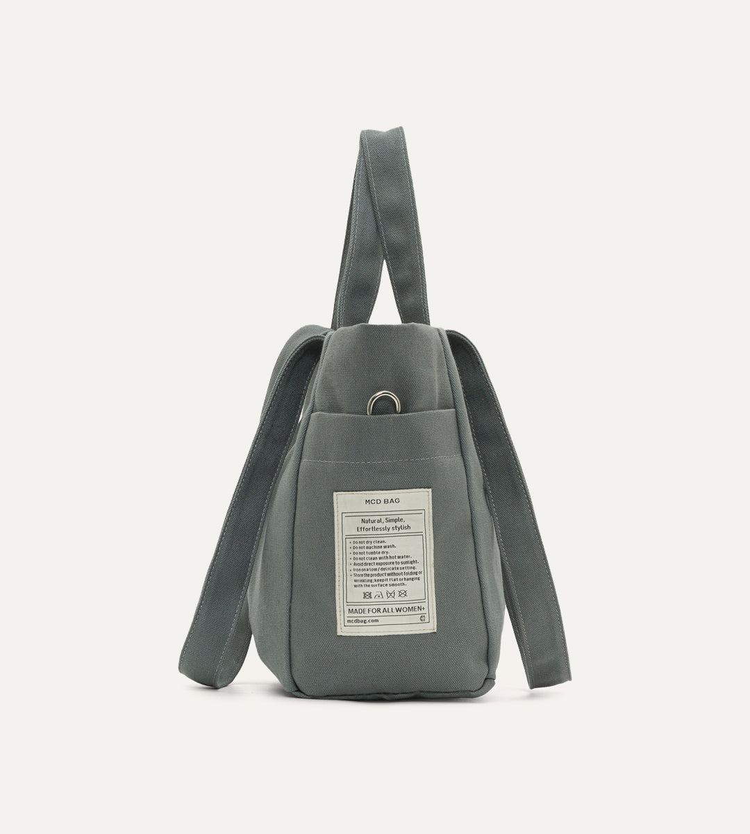 Vina Antrasit Kanvas Çanta Küçük