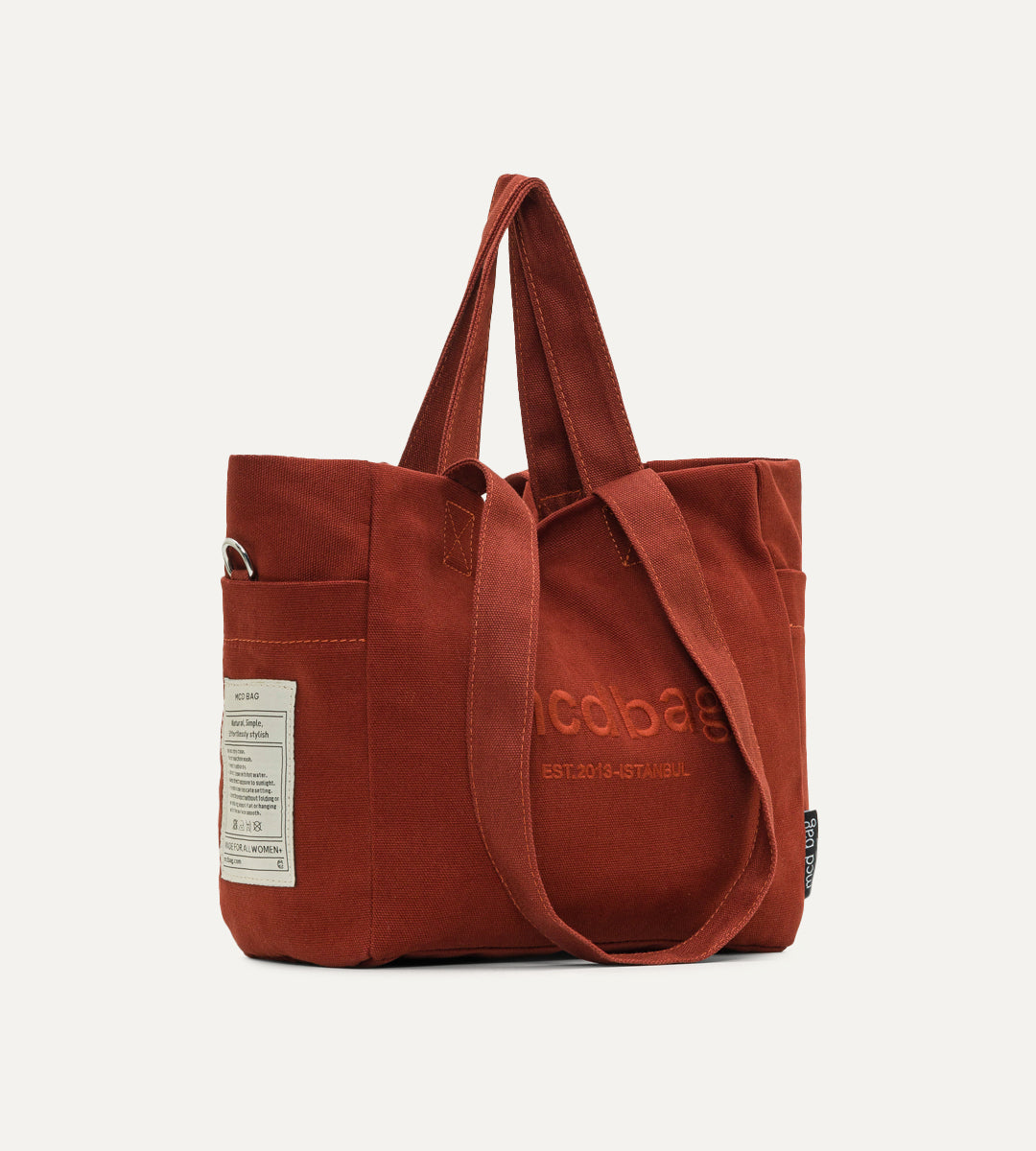 Vina Kiremit Kanvas Çanta Küçük