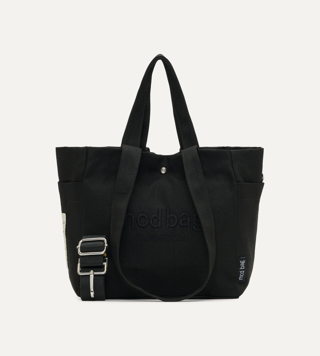 Vina Siyah Kanvas Çanta Küçük