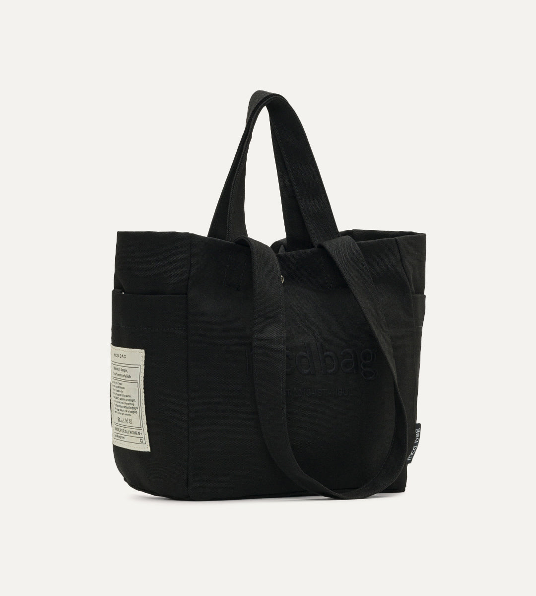 Vina Siyah Kanvas Çanta Küçük