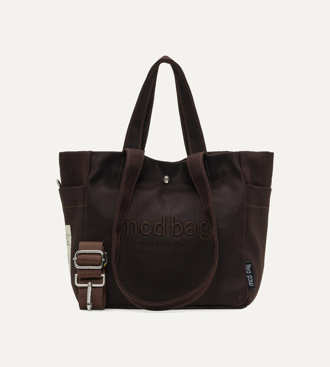 Vina Kahverengi Kanvas Çanta Küçük