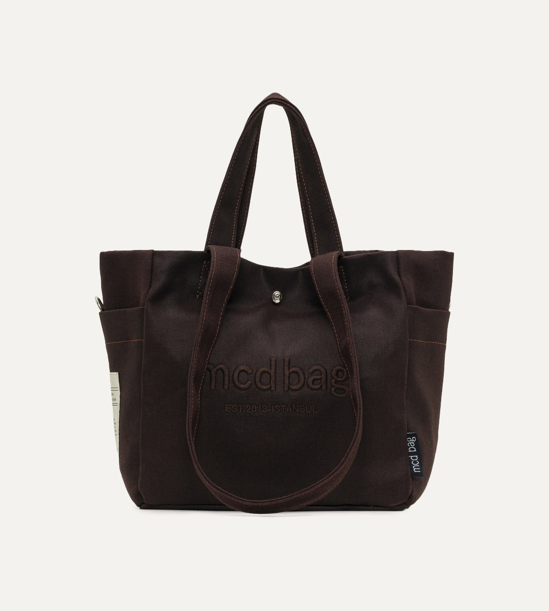 Vina Kahverengi Kanvas Çanta Küçük