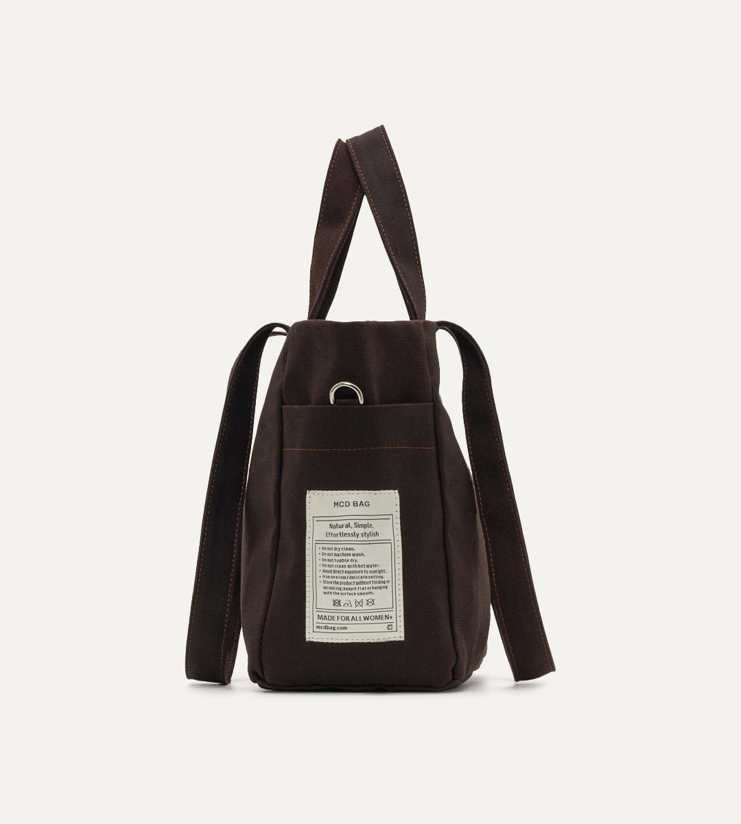 Vina Kahverengi Kanvas Çanta Küçük