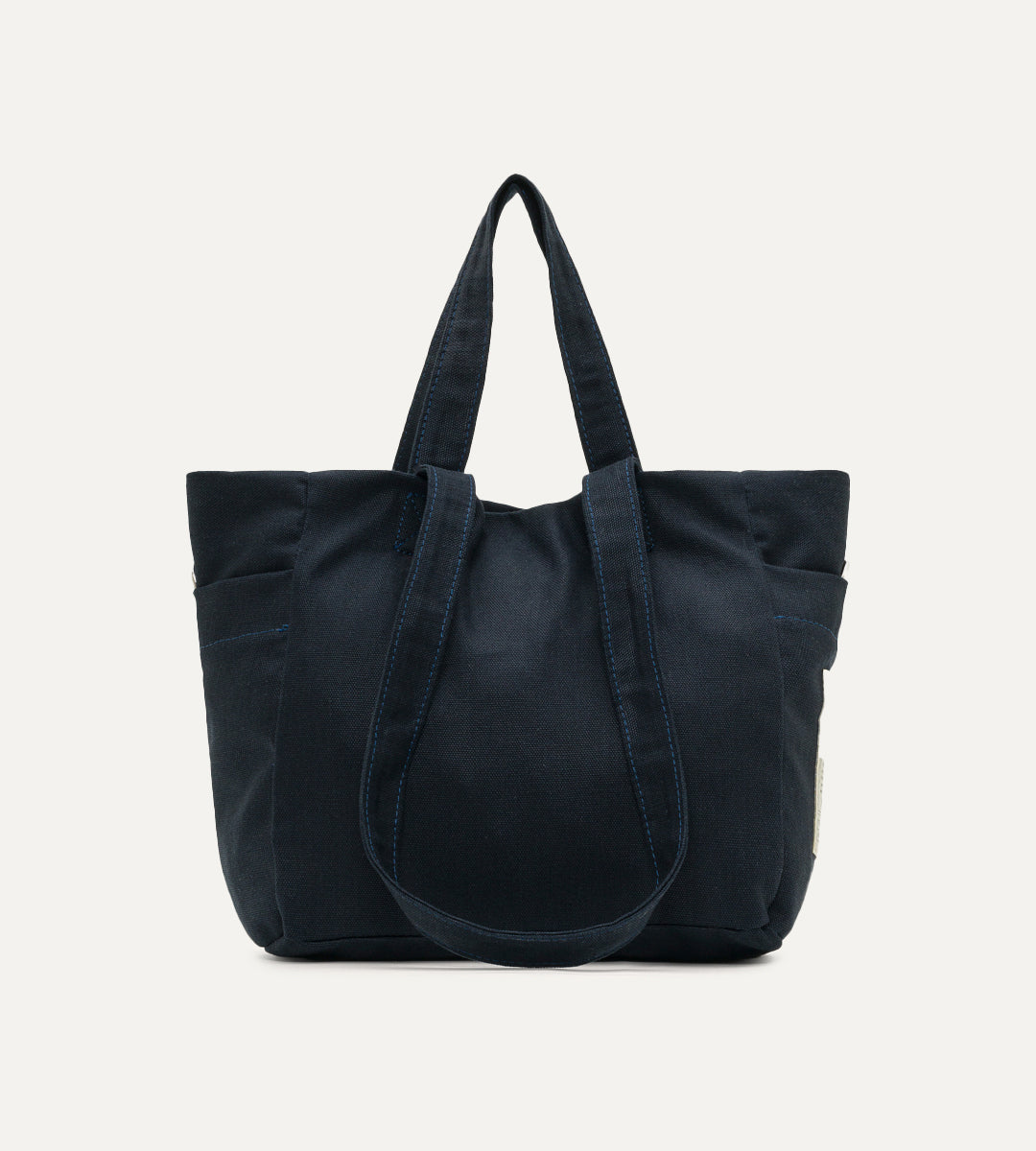 Vina Lacivert Kanvas Çanta Küçük