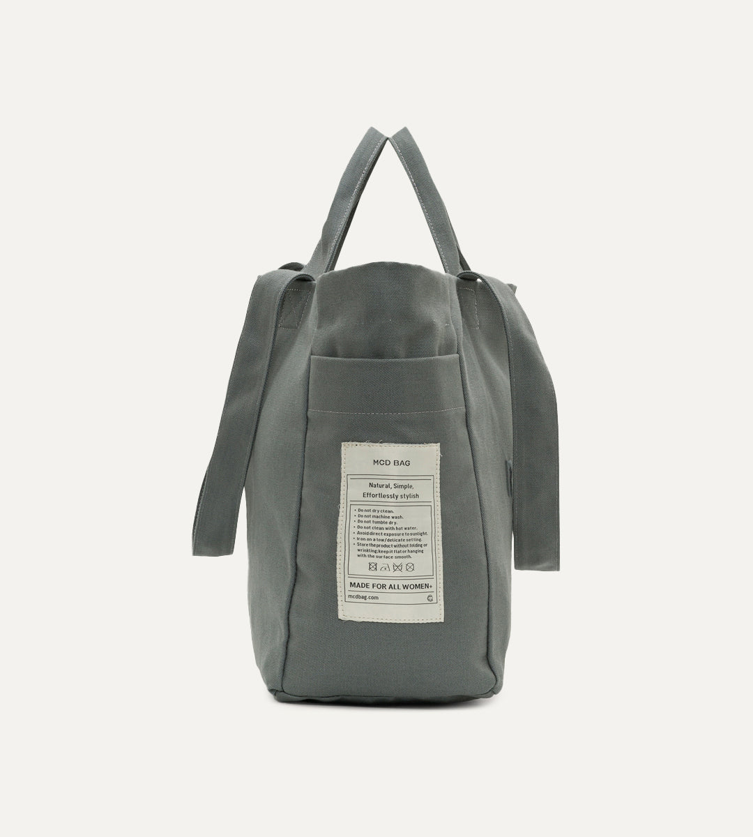 Vina Antrasit Kanvas Çanta Büyük