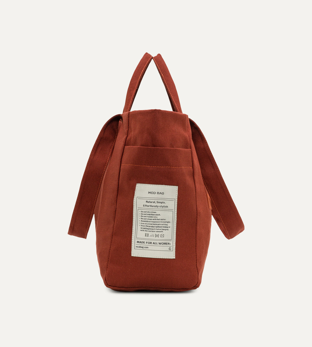 Vina Kiremit Kanvas Çanta Büyük