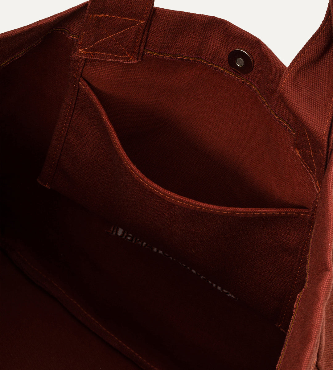 Vina Kiremit Kanvas Çanta Büyük