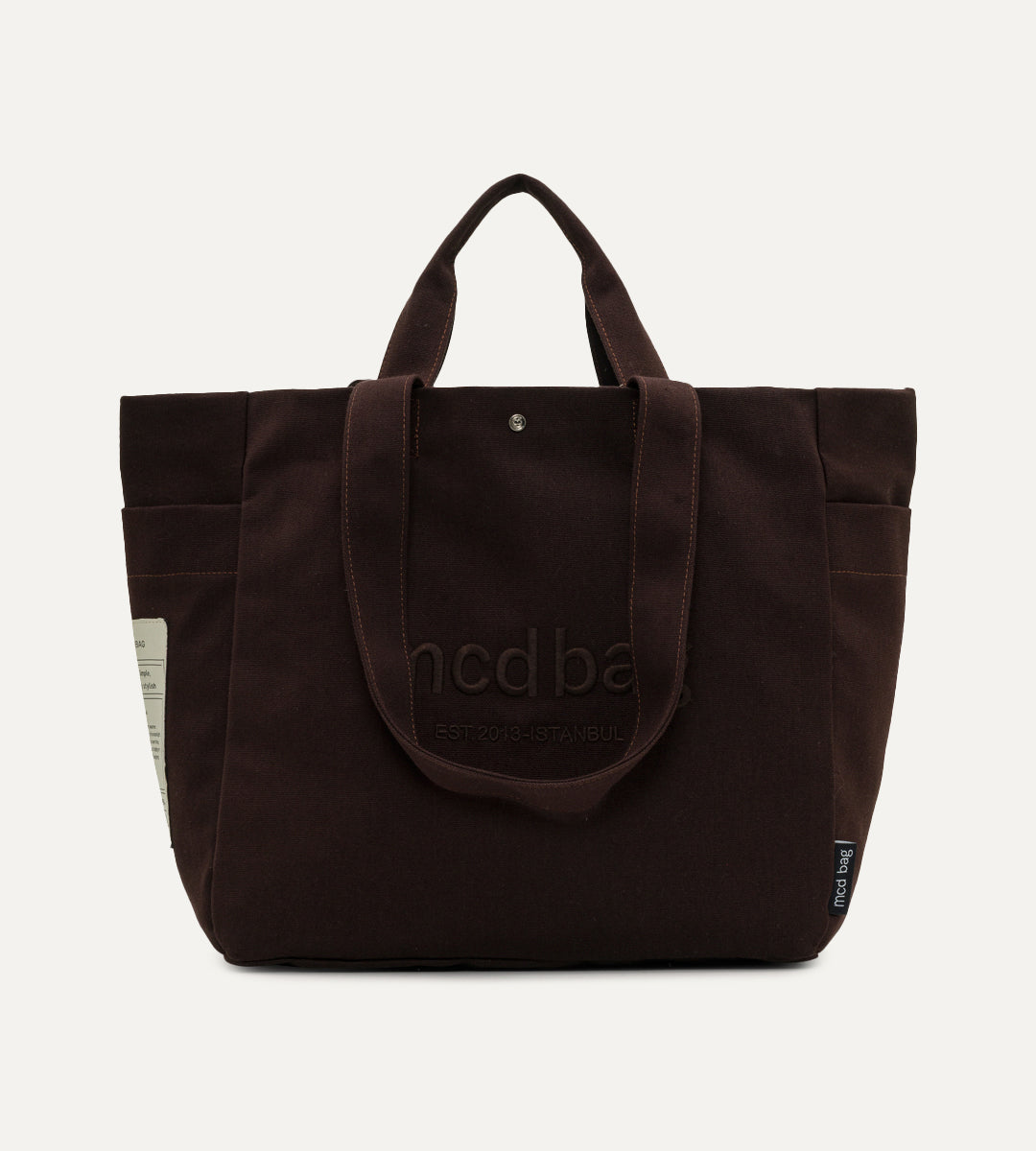 Vina Kahverengi Kanvas Çanta Büyük