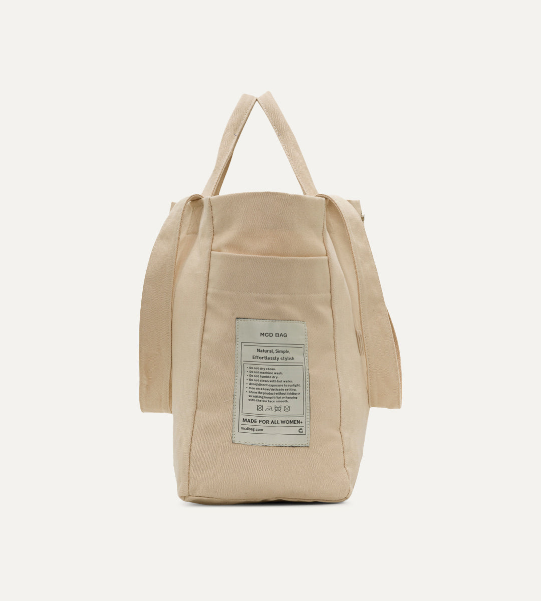 Vina Bej Kanvas Çanta Büyük