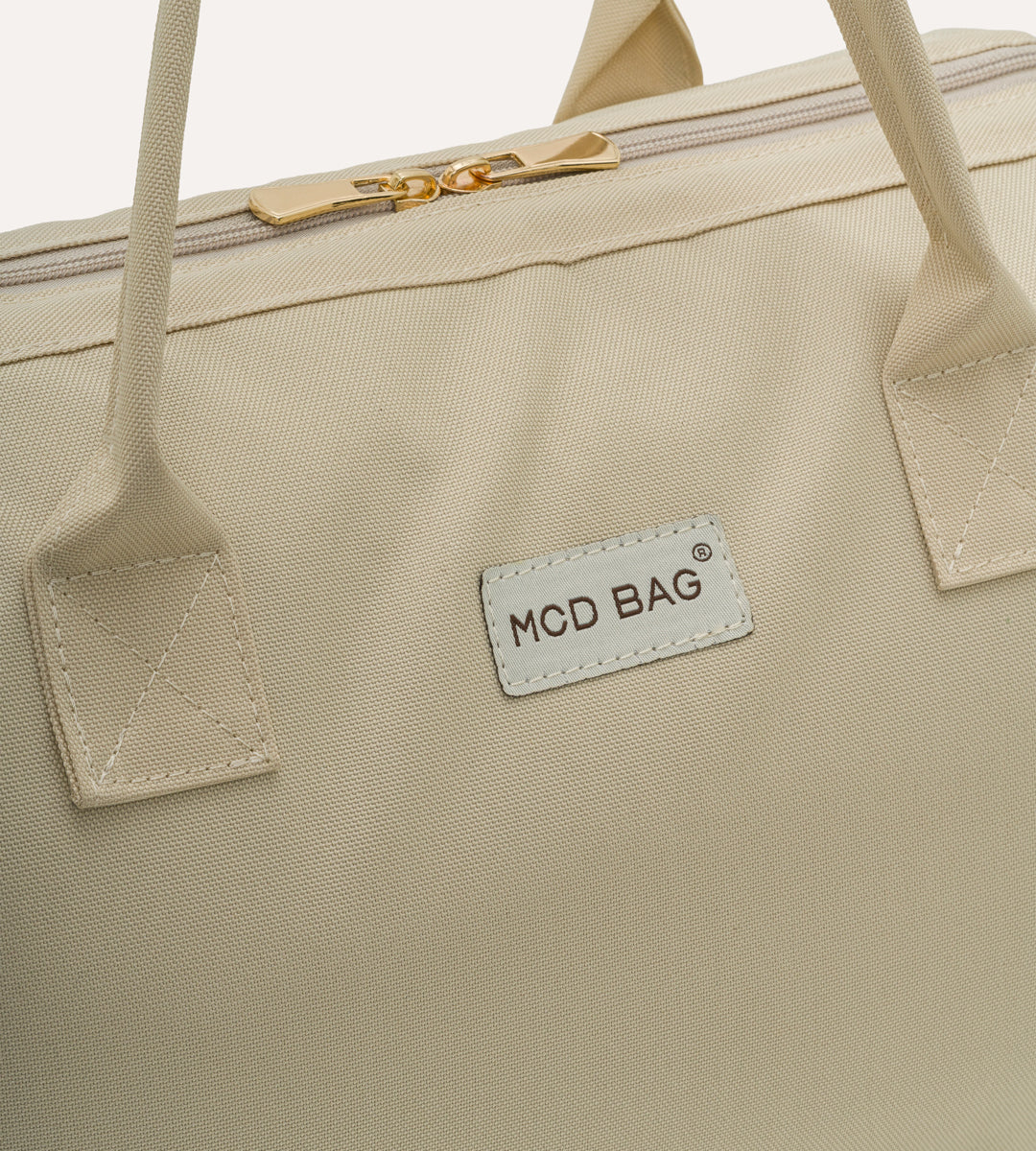 Noven Bej Gold Kumaş Bebek Çantası