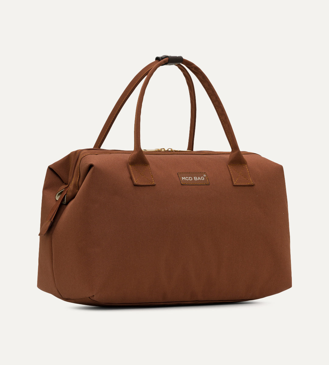 Noven Kahverengi Gold Kumaş Bebek Çantası