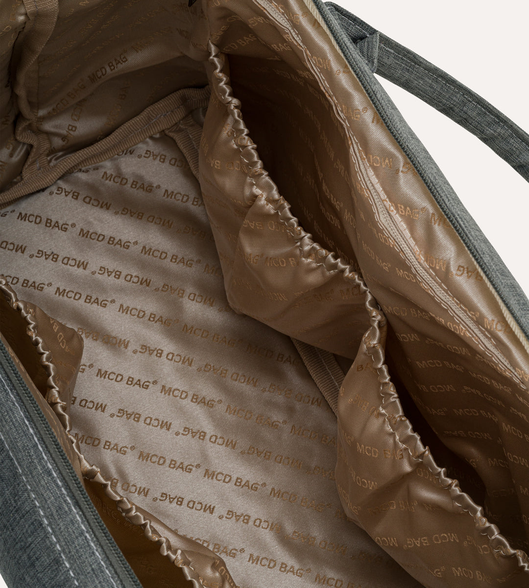 Noven Gri Kumaş Bebek Çantası