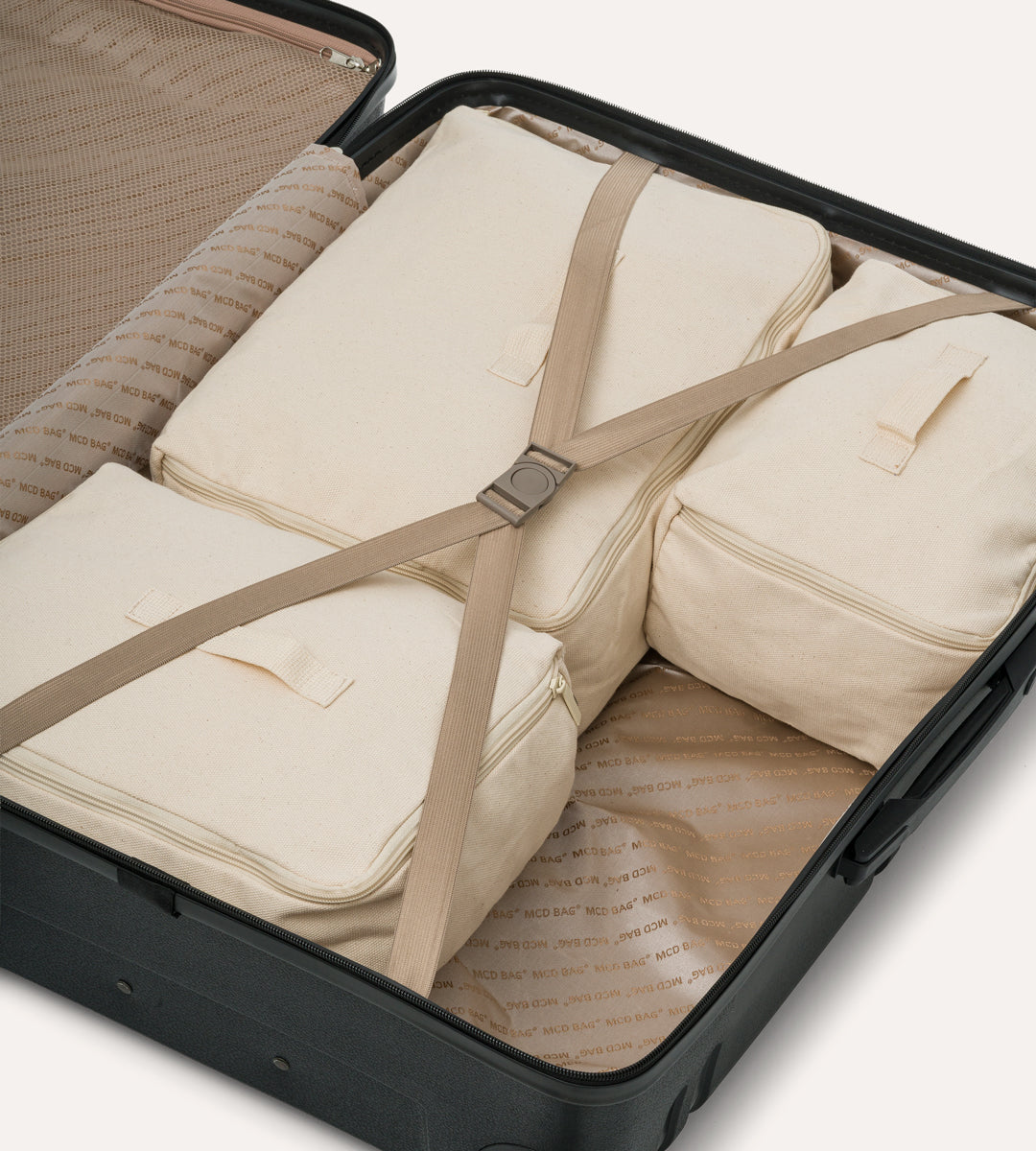 Solia Siyah PP Valiz Set