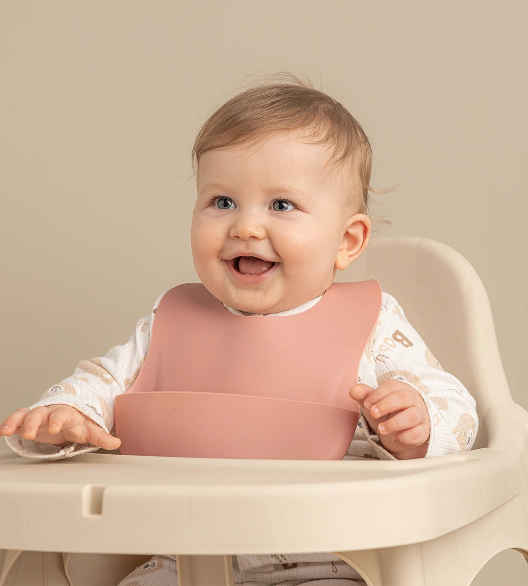 Ayarlanabilir Silikon Bebek Mama Önlüğü Yeşil