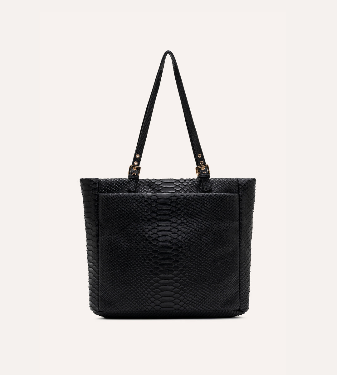 Minore Siyah Y. Deri Gold Bebek Çantası