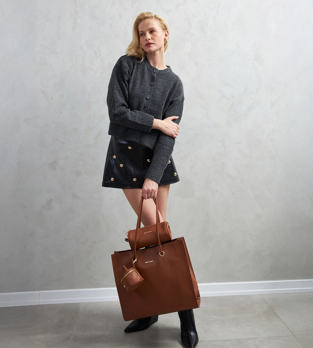 Leona Taba E. Deri Bebek Çantası