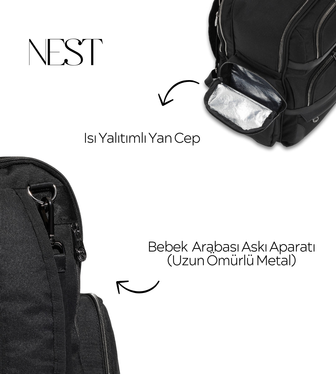 Nest Kahverengi Bebek Çantası