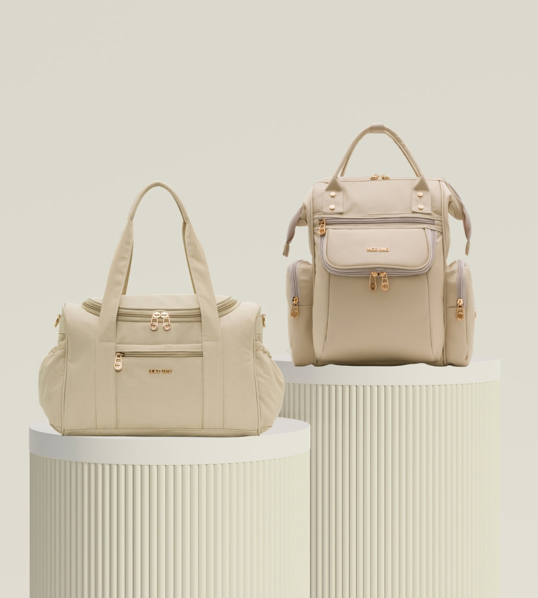 Doğum Bej Kumaş Set