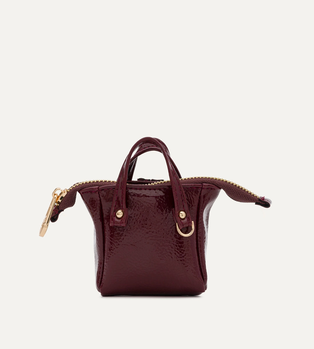 Nuvia Vişne Kırışık Deri Charm
