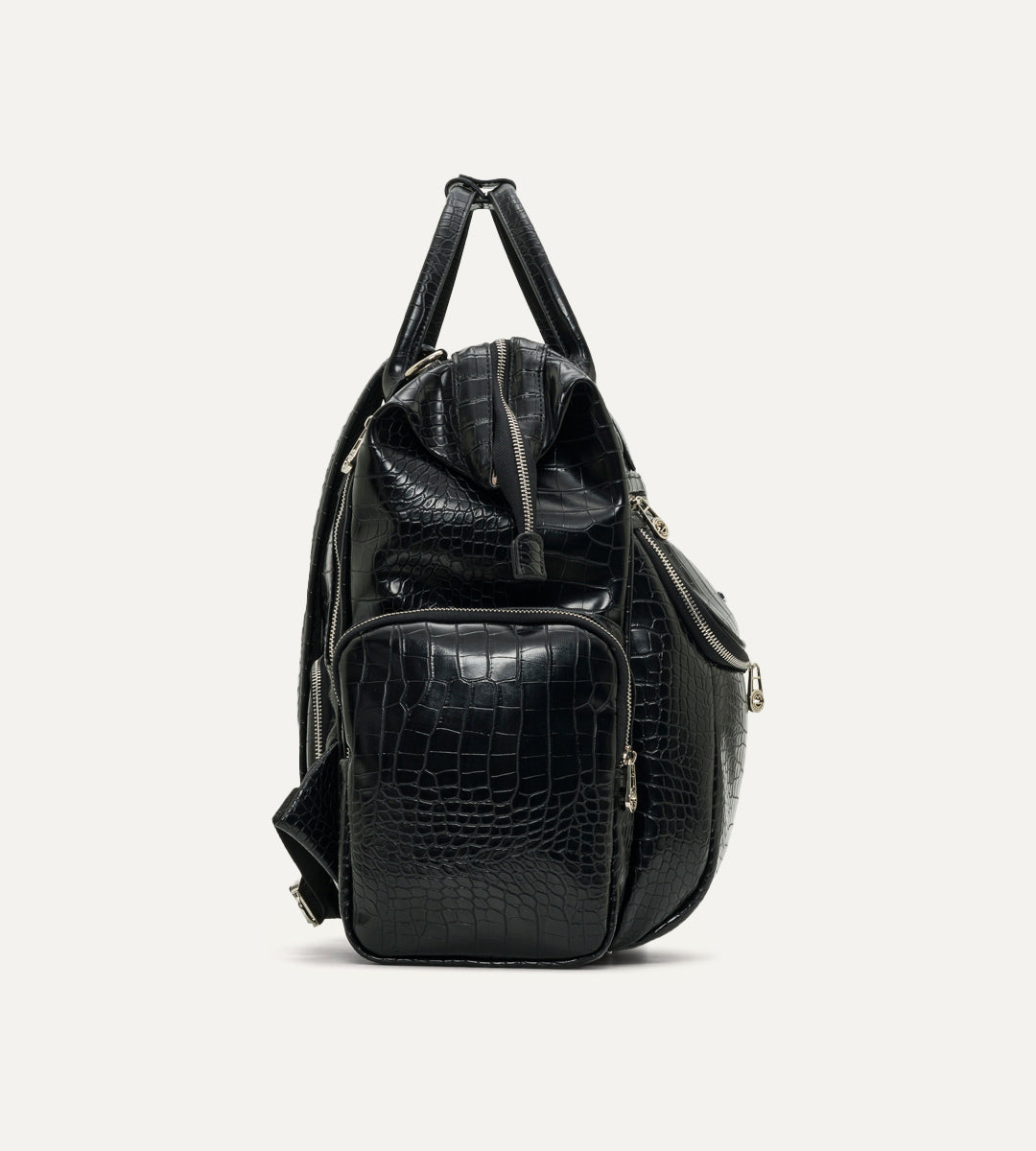 Vista Siyah K. Deri Nikel Bebek Bakım Çantası