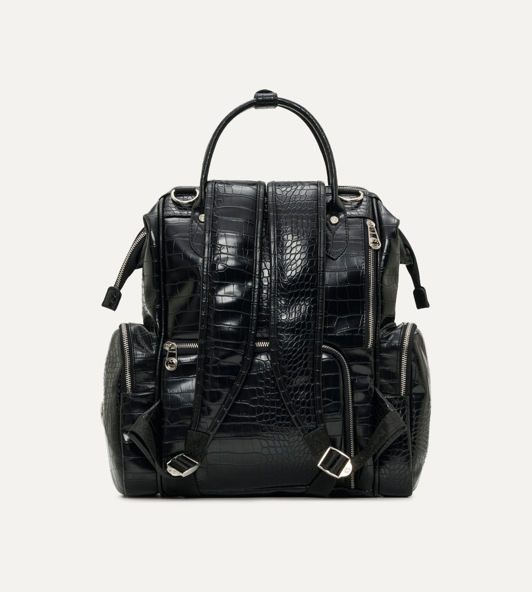 Vista Siyah K. Deri Nikel Bebek Bakım Çantası